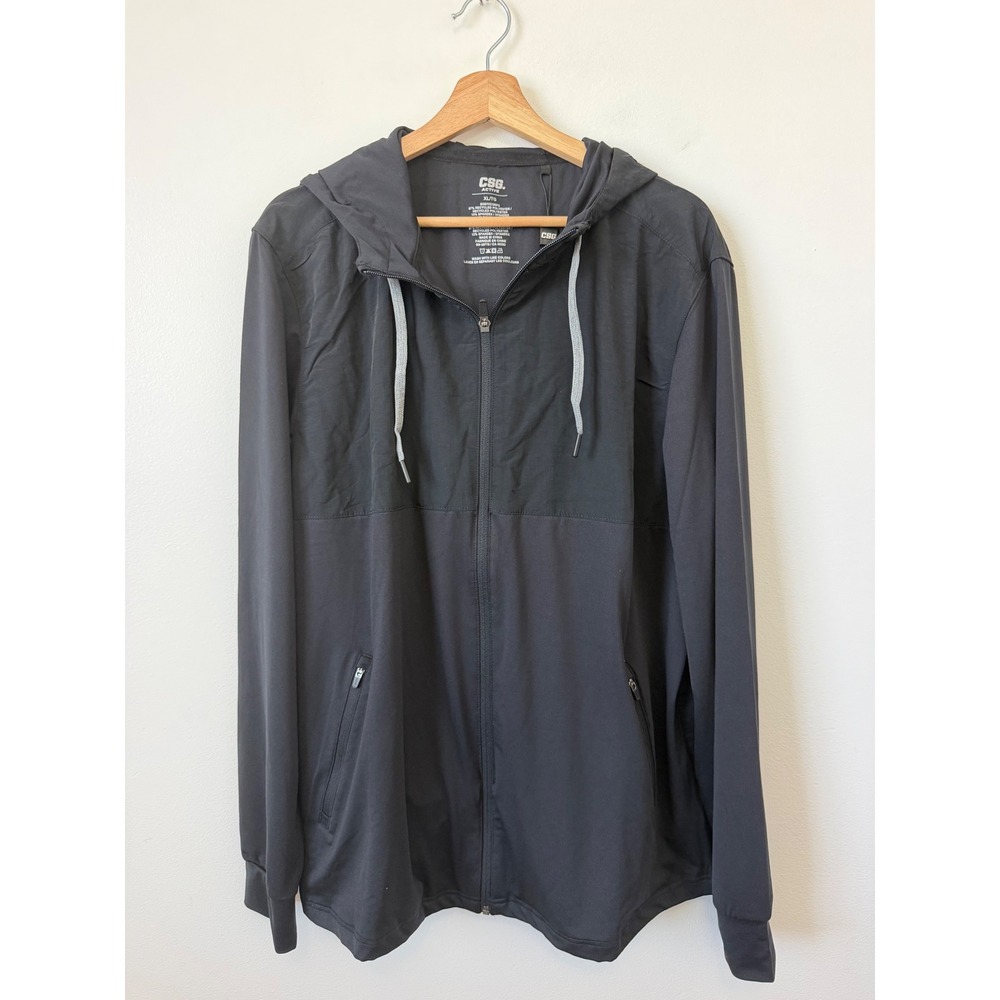 CSG Active Reform Full-Zip Hoodie – Black – Men's XL – NWT